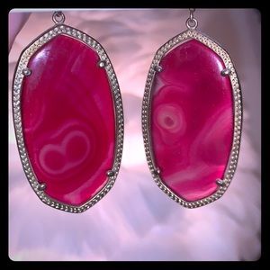 Kendra Scott Danielle earrings in Pink Agate